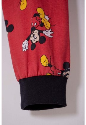 Pijama De Mickey Mouse Pantalón Largo Multicolor Para Niño 2T A 6T 5T