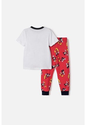Pijama De Mickey Mouse Pantalón Largo Multicolor Para Niño 2T A 6T 5T