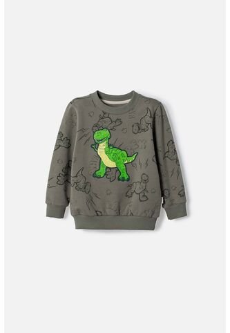 Buzo De Toy Story Cerrado Verde Para Niño 2T A 6T 3T Disney