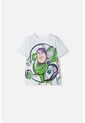 Camiseta De Toy Story Manga Corta Blanco Para Niño 3T A 6T 3T de Disney