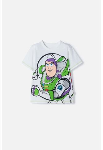 Camiseta De Toy Story Manga Corta Blanco Para Niño 3T A 6T 3T Disney