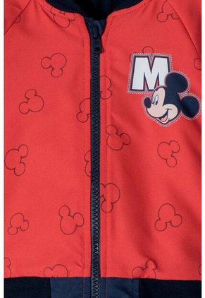 Chaqueta Mickey Mouse Con Cierre Rojo Y Azul Para Bebé Niño 18-24
