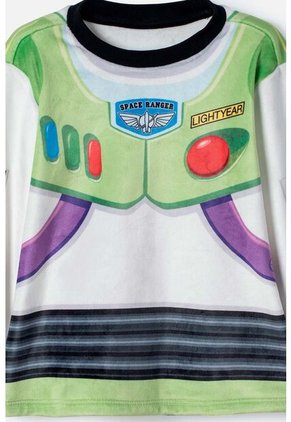 Pijama De Toy Story Manga Larga Multicolor Para Niño 3T A 6T 3T