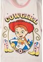Camiseta De Toy Story Manga Corta Marfil Para Niña 12 de Disney
