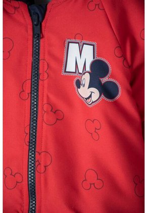 Chaqueta Mickey Mouse Con Cierre Rojo Y Azul Para Bebé Niño 18-24