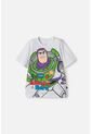 Camiseta De Toy Story Manga Corta Blanco Para Niño 10 de Disney