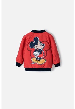 Chaqueta Mickey Mouse Con Cierre Rojo Y Azul Para Bebé Niño 18-24
