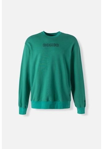 Buzo De Los Simpson Cerrado Verde Para Hombre S Disney