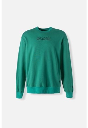 Buzo De Los Simpson Cerrado Verde Para Hombre S