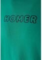 Buzo De Los Simpson Cerrado Verde Para Hombre S de Disney