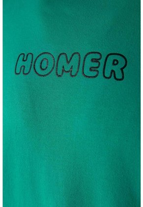 Buzo De Los Simpson Cerrado Verde Para Hombre S