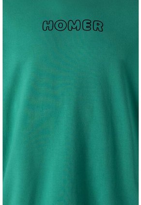 Buzo De Los Simpson Cerrado Verde Para Hombre S