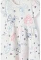 Vestido De Stitch Marfil Estampado Para Bebé Niña 3-6 de Disney