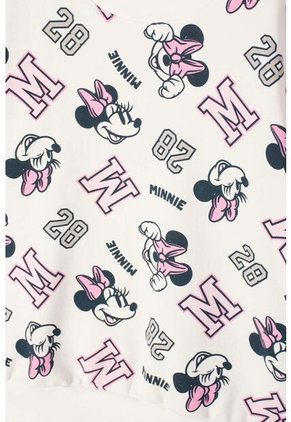 Conjunto De Minnie Mouse Con Buzo Marfil Para Niña 10