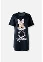 Pijama De Minnie Mouse Tipo Batola Gris Para Mujer M de Disney
