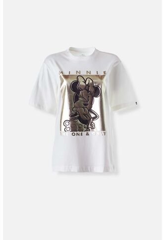 Camiseta De Minnie Mouse Regular Fit Para Mujer XS Disney