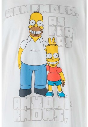 Camiseta De Los Simpson Regular Fit Para Hombre XS