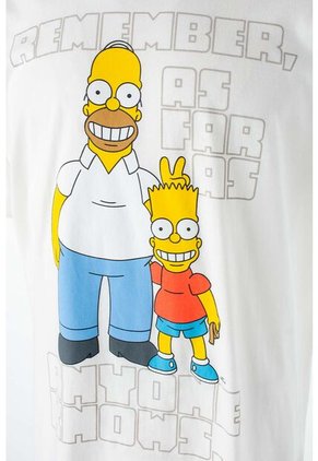Camiseta De Los Simpson Regular Fit Para Hombre XS