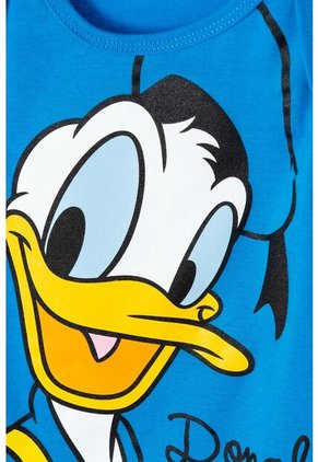 Body Del Pato Donald Manga Corta Azul Para Bebé Niño 18-24