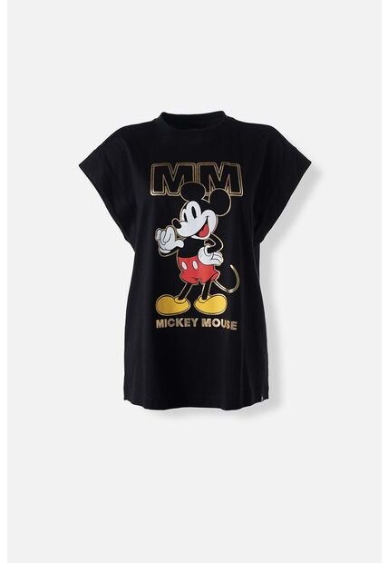 Camiseta De Mickey Mouse Regular Fit Para Mujer M