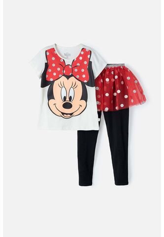 Conjunto De Minnie Mouse Multicolor De Pantalón Largo Para Niña 12 Disney