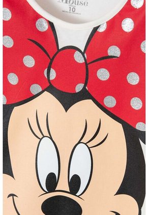 Conjunto De Minnie Mouse Multicolor De Pantalón Largo Para Niña 12