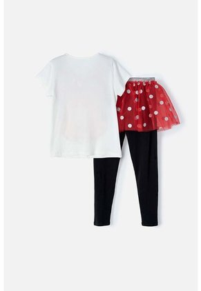 Conjunto De Minnie Mouse Multicolor De Pantalón Largo Para Niña 12