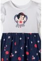 Vestido De Blancanieves Blanco Y Azul Con Bolero En Manga Para Niña 2T A 5T 2T de Disney