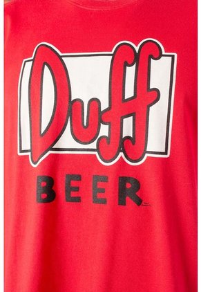 Pijama De Los Simpson De Pantalón Corto Rojo Y Negro Para Hombre XS