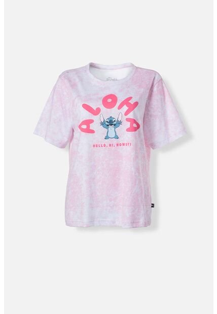 Camiseta De Stitch Regular Fit Para Mujer M