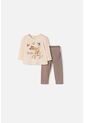 Conjunto De Bambi Pantalón Largo Almendra Para Bebé Niña 6-9 de Disney