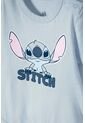 Body De Lilo Y Stitch Azul Con Ajuste En Entrepierna Para Bebé Niña 9-12 de Disney