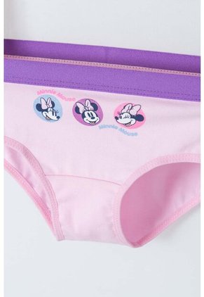 Pack X2 Panties Minnie Mouse Blanco Y Rosado Para Niña 6