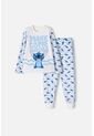 Pijama De Stitch Con Pantalón Marfil Para Niña 12 de Disney