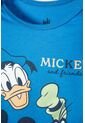 Pijama De Mickey Mouse Azul Manga Larga Para Bebé Niño 3-6 de Disney