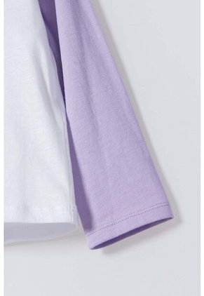 Pijama De Stitch Multicolor De Manga Larga Para Niña 2T A 5T 5T