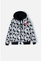 Buzo De  Mickey Mouse Con Capucha Negro, Blanco Y Rojo Para Niña 12 de Disney