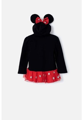 Buzo De Minnie Mouse Negro Con Bolero Para Niña 2T A 5T 2T
