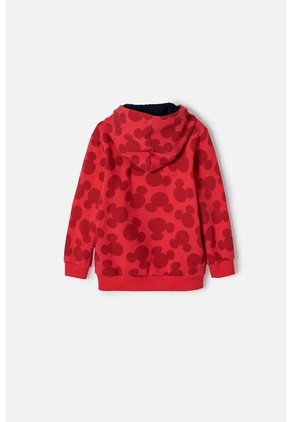 Buzo De Mickey Mouse Con Capucha Rojo Para Niño 2T A 6T 4T