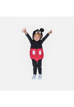 Conjunto De Mickey Mouse X3 Prendas Negro Para Bebé Niño 12-18