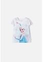 Camiseta De Frozen Manga Corta Blanco Para Niña 10 de Disney