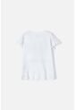 Camiseta De Mickey Mouse Manga Corta Blanca Para Niña 4 de Disney