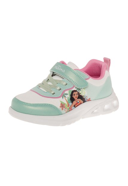 Zapatos Deportivos Con Diseño De Moana Para Niña Pequeña Verde Claro Disney 211410