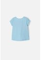 Camiseta De La Sirenita Manga Corta Azul Para Niña 2T A 5T 5T de Disney