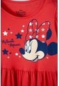 Vestido De Minnie Mouse Manga Sisa Rojo Para Niña 8 de Disney