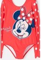 Vestido De Baño De Minnie Mouse Manga Larga Para Niña 4 de Disney