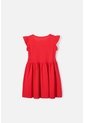Vestido De Minnie Mouse Manga Sisa Rojo Para Niña 8 de Disney
