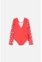 Vestido De Baño De Minnie Mouse Manga Larga Para Niña 4 de Disney
