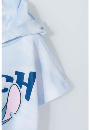 Conjunto De Lilo Y Stitch Azul De Pantalón Largo Para Niña 12