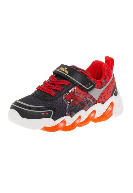 Zapatos Deportivos Con Diseño De Spiderman Para Niño Pequeño Negro Disney 211349